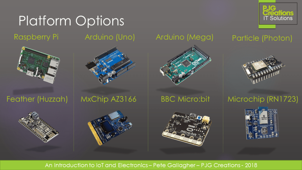 Getting Started with IoT – Notts IoT – April 2018